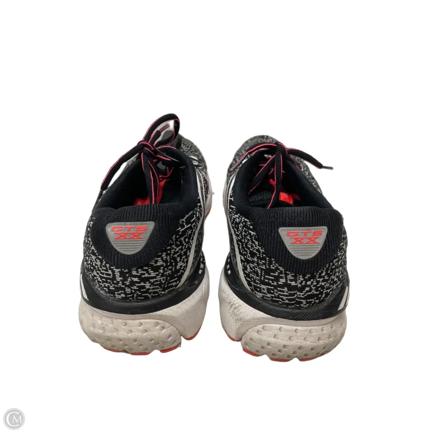 Shoes Athletic By Brooks In Black & Orange, Size: 9.5