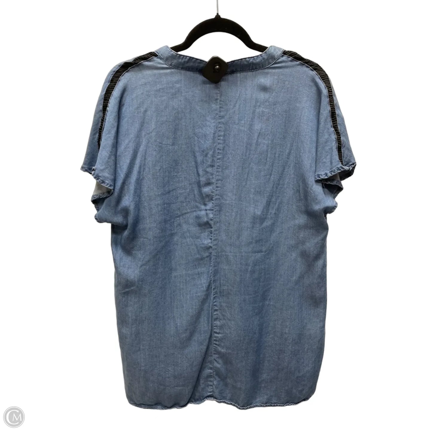Top Short Sleeve By Clothes Mentor In Blue, Size: L