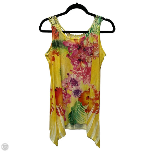 Tunic Sleeveless By Clothes Mentor In Floral Print, Size: S