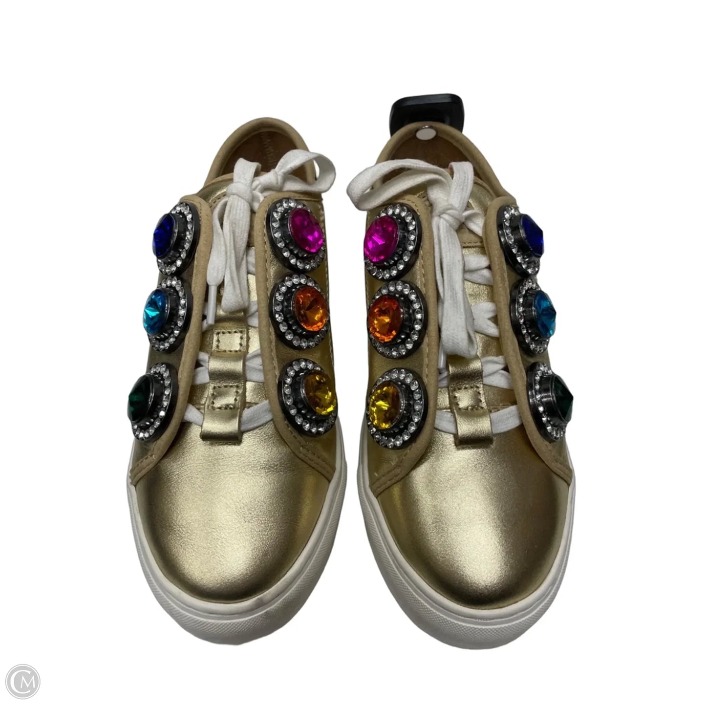 Shoes Designer By Kurt Geiger In Gold, Size: 7