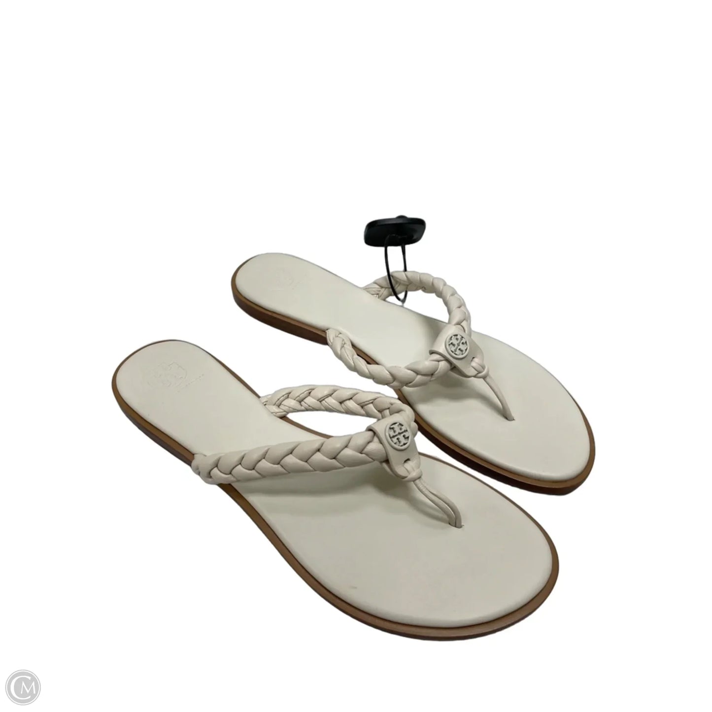 Sandals Designer By Tory Burch In Ivory, Size: 10