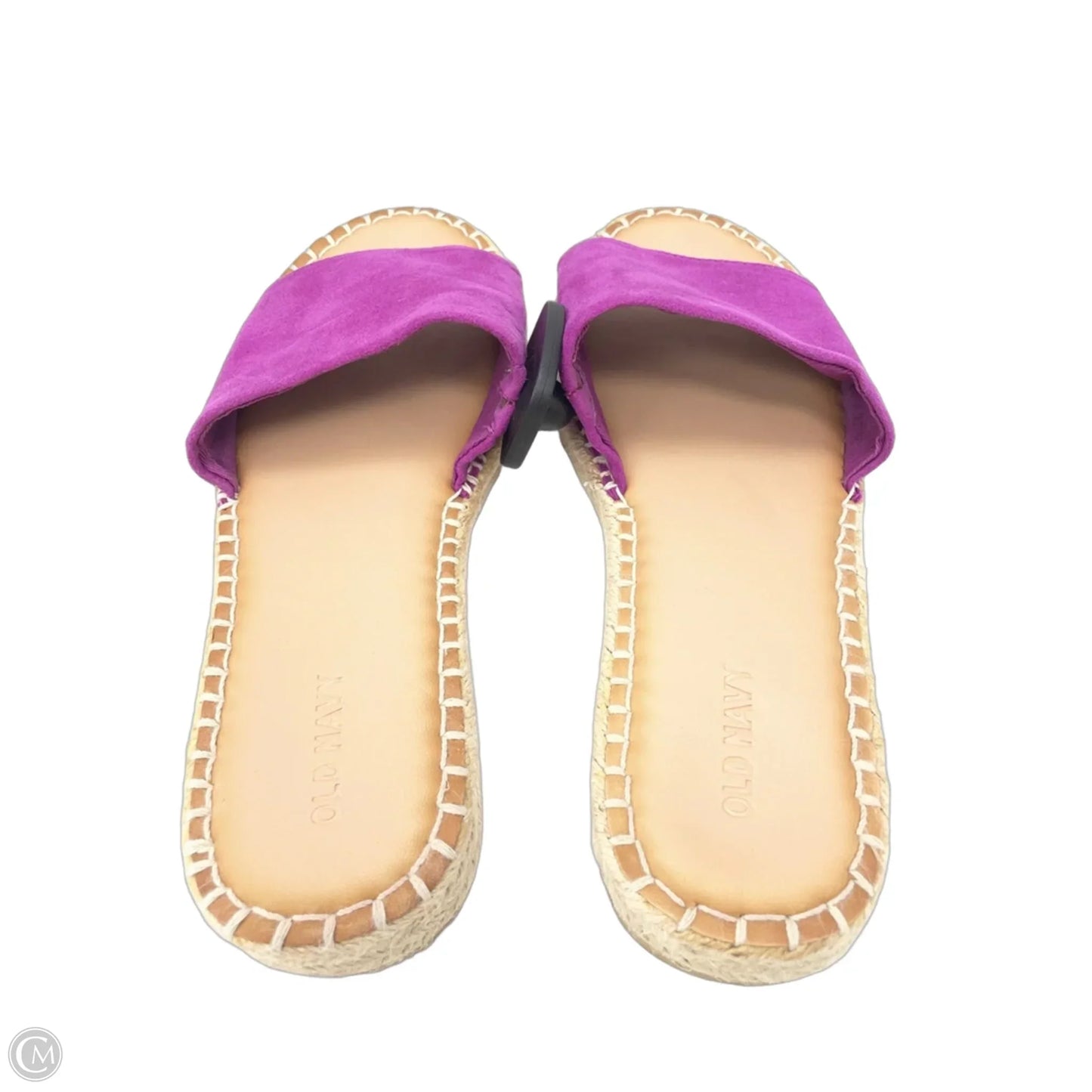 Sandals Flats By Old Navy In Purple & Tan, Size: 9