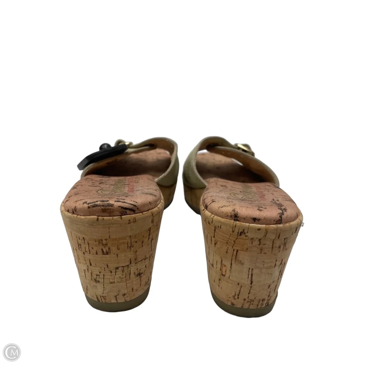 Sandals Heels Wedge By Skechers In Taupe, Size: 9