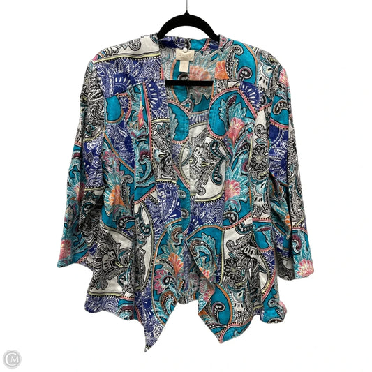 Jacket Other By Chicos In Geometric Pattern, Size: Xl