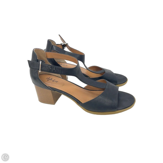 Sandals Heels Block By Style And Company In Black, Size: 11
