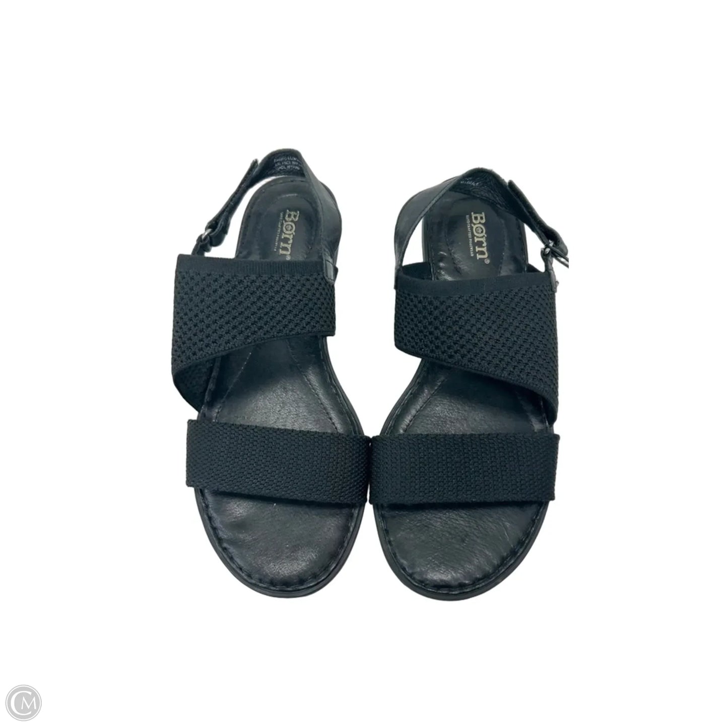 Sandals Flats By Born In Black, Size: 10