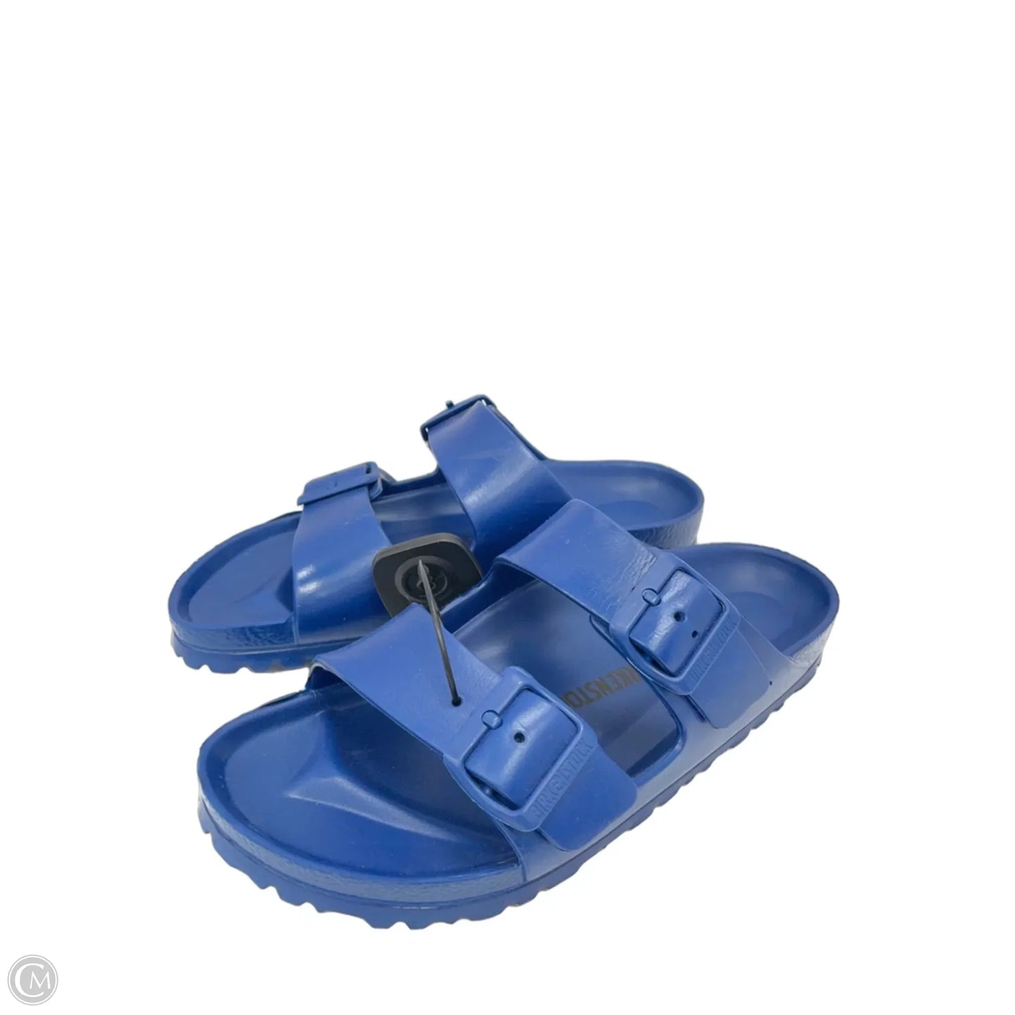 Sandals Flats By Birkenstock In Blue, Size: 6