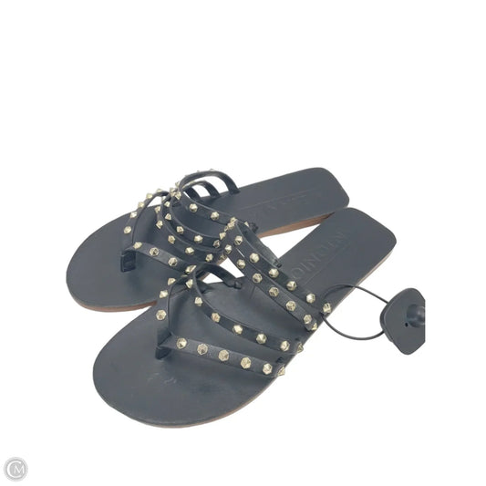 Sandals Flats By Antonio In Black, Size: 10
