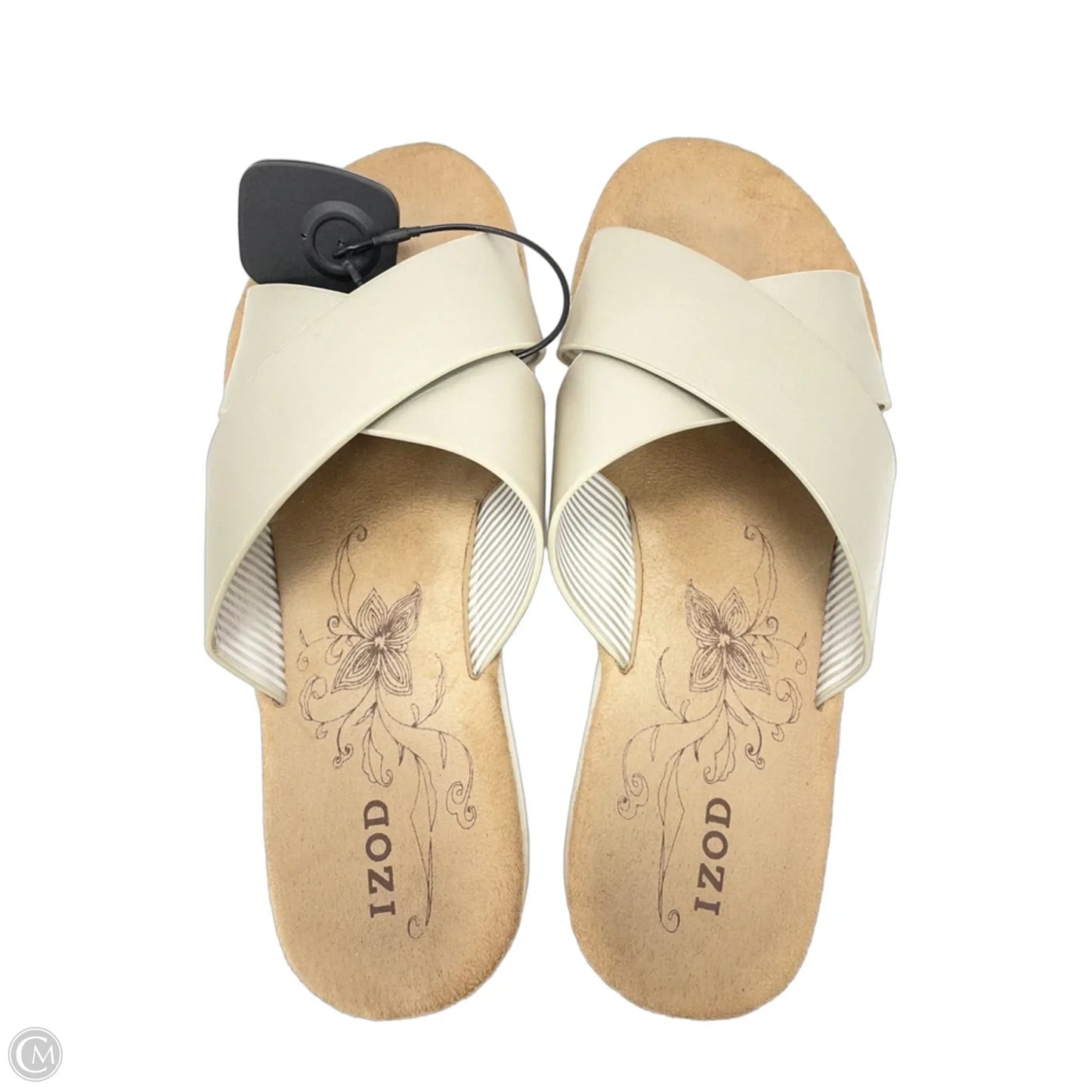 Sandals Flats By Izod In Gold, Size: 7