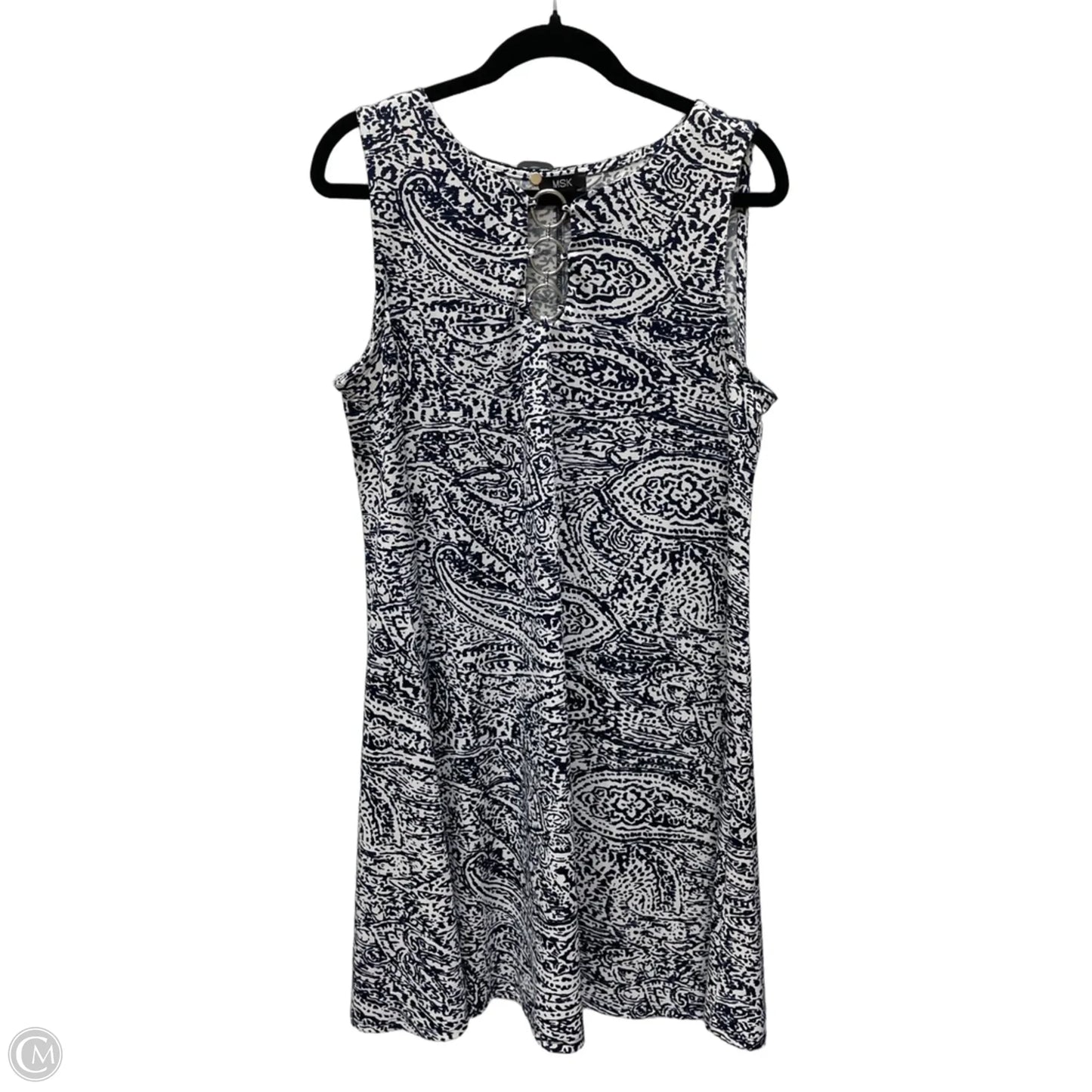 Dress Casual Short By Msk In Floral Print, Size: L