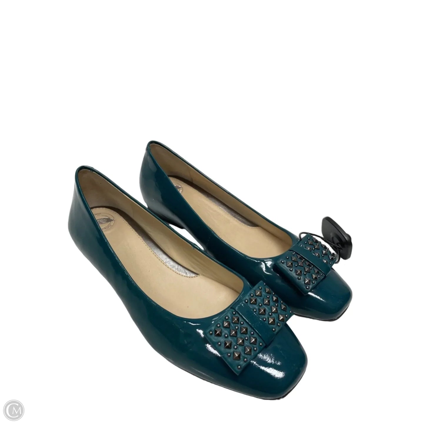 Shoes Flats By Nurture In Teal, Size: 9.5