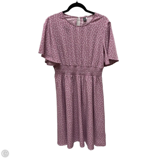 Dress Casual Short By Clothes Mentor In Purple, Size: L