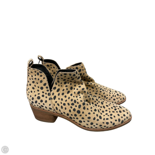 Boots Ankle Heels By Dolce Vita In Animal Print, Size: 8