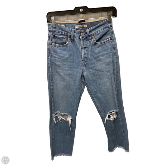 Jeans Boyfriend By Levis In Blue Denim, Size: 2