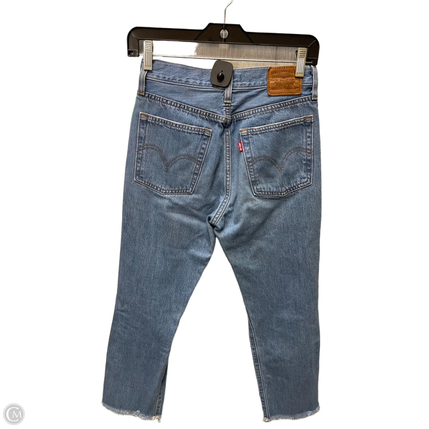 Jeans Boyfriend By Levis In Blue Denim, Size: 2
