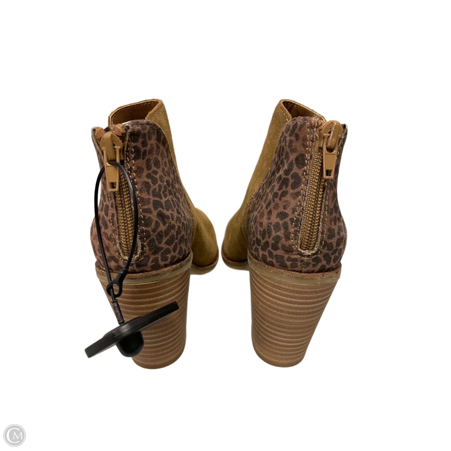 Boots Ankle Heels By Dolce Vita In Tan, Size: 6.5