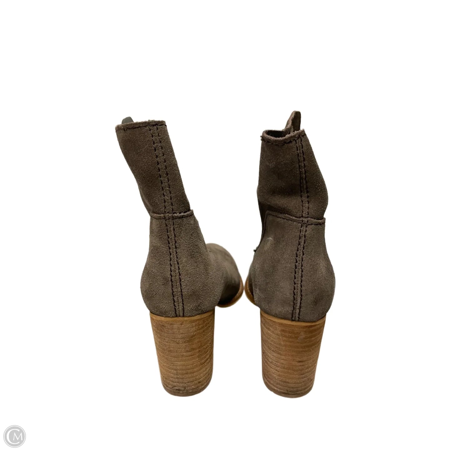Boots Ankle Heels By Splendid In Taupe, Size: 8