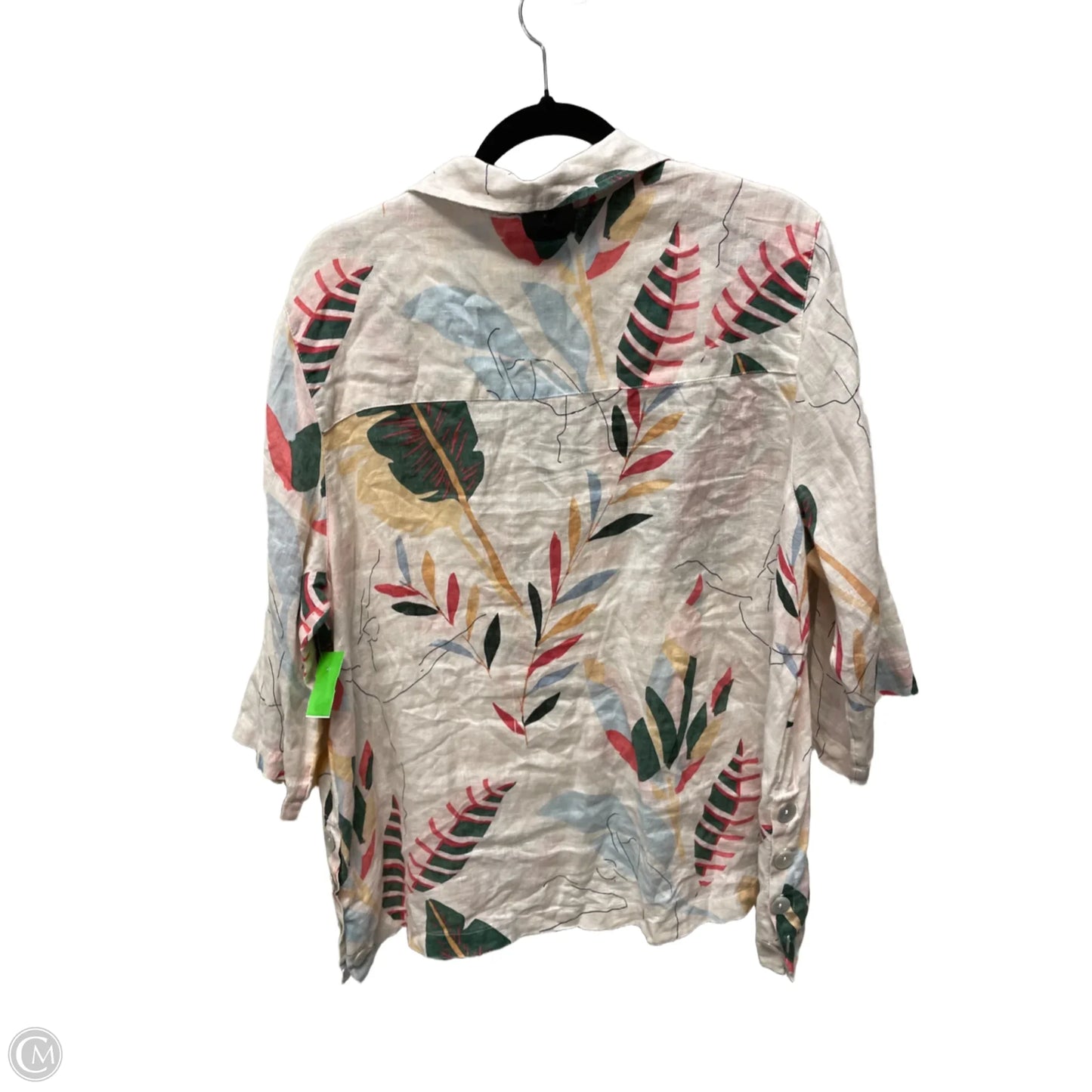 Top 3/4 Sleeve By Cynthia Rowley In Multi-colored, Size: 1x