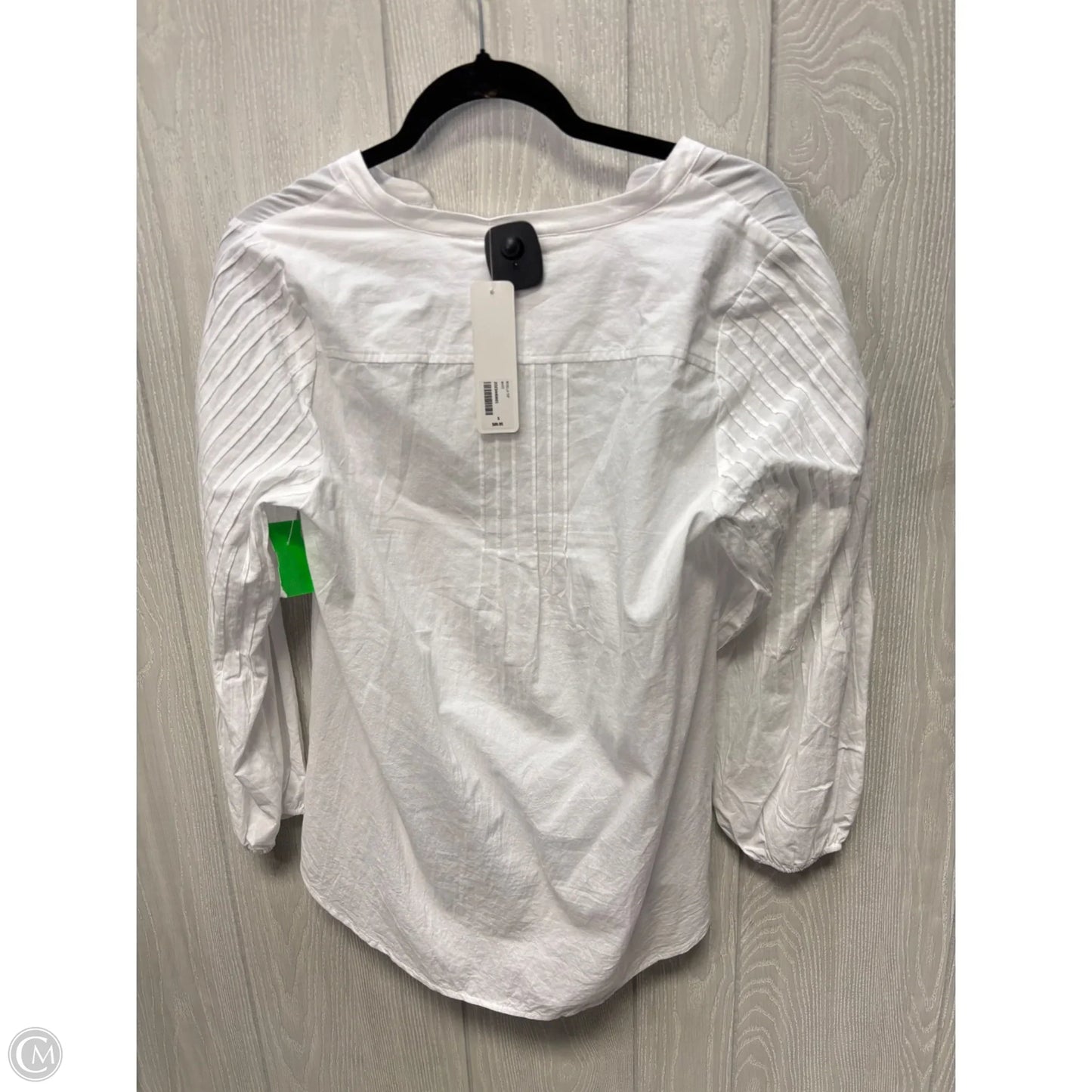 Top Long Sleeve By Soft Surroundings In White, Size: S
