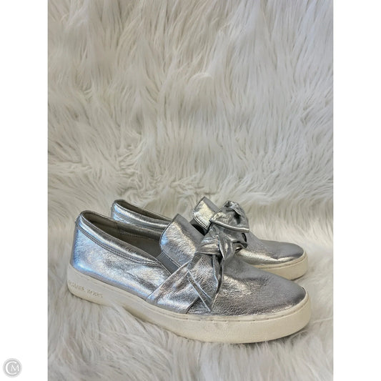 Shoes Designer By Michael Kors In Silver, Size: 7.5
