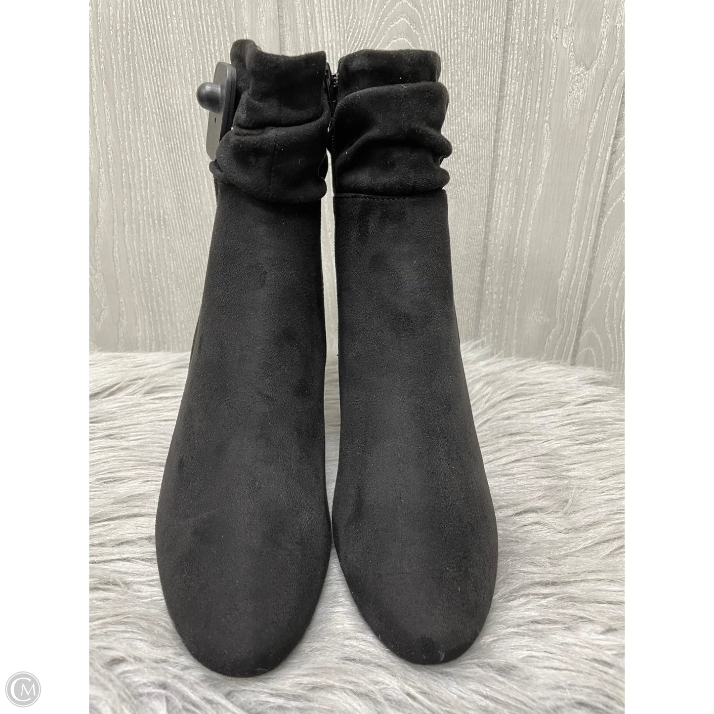 Sandals Heels Block By New York And Co In Black, Size: 9.5