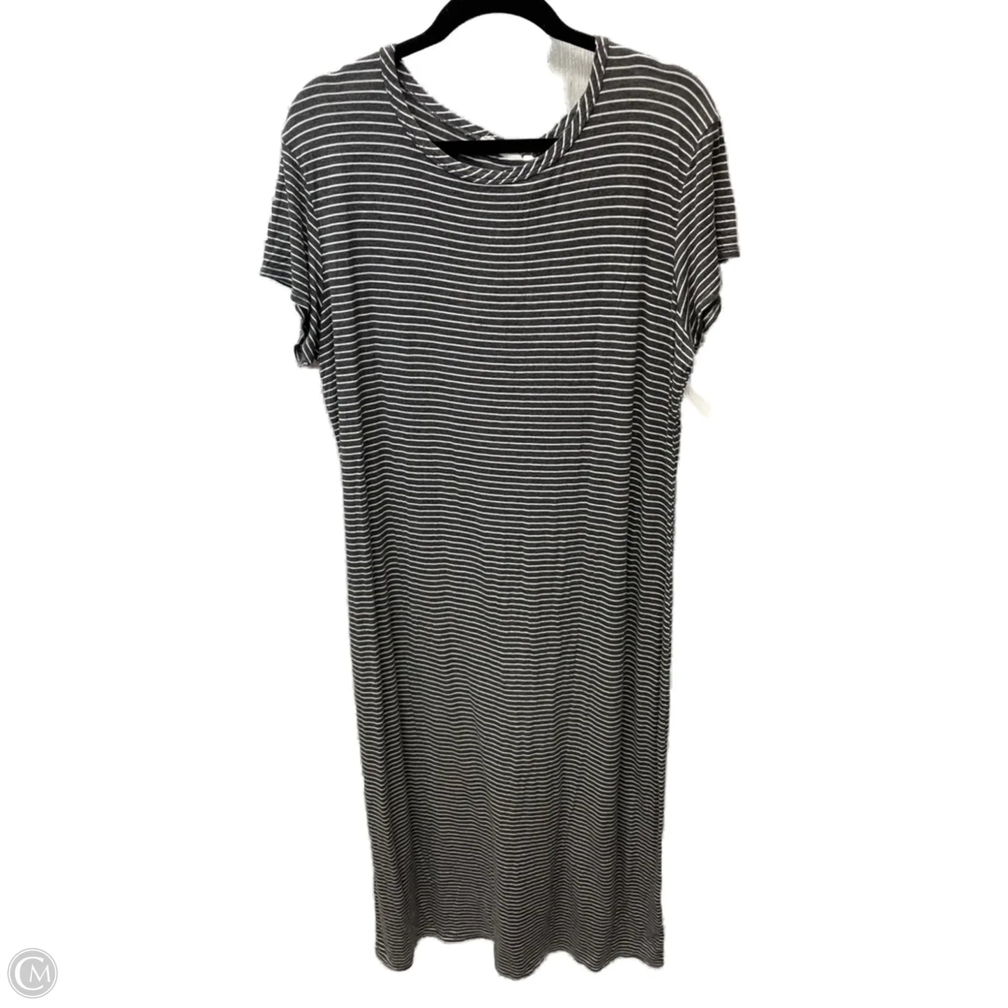 Dress Casual Maxi By Clothes Mentor In Striped Pattern, Size: 2x
