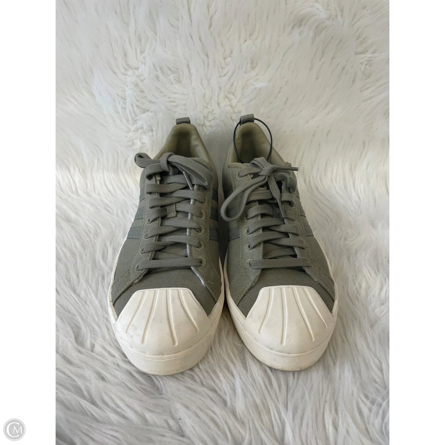 Shoes Sneakers By Adidas In Green & White, Size: 8.5