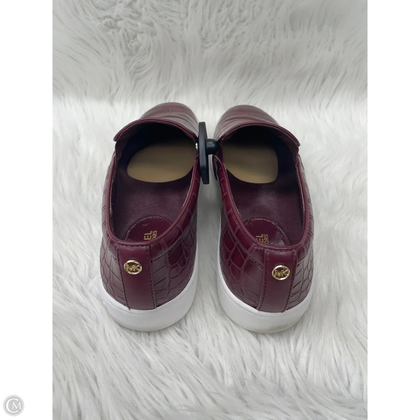 Shoes Designer By Michael Kors In Maroon, Size: 9