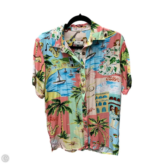 Top Short Sleeve By Maaji In Multi-colored, Size: S