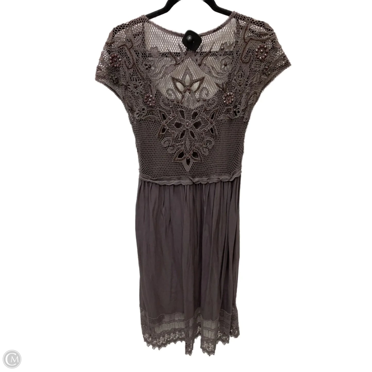 Dress Casual Midi By Free People In Grey, Size: S