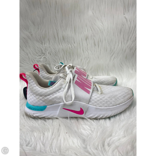 Shoes Athletic By Nike In White, Size: 9