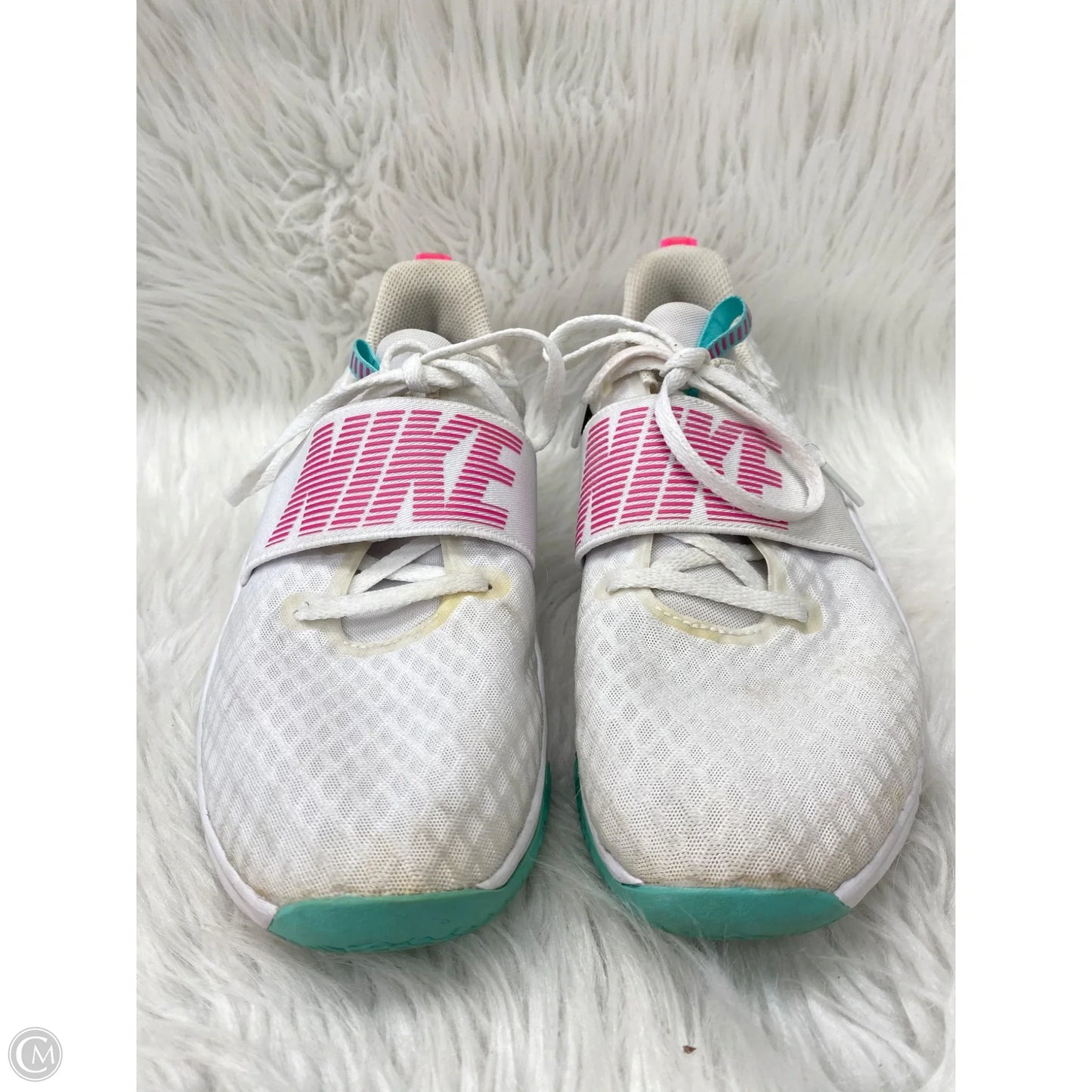 Shoes Athletic By Nike In White, Size: 9