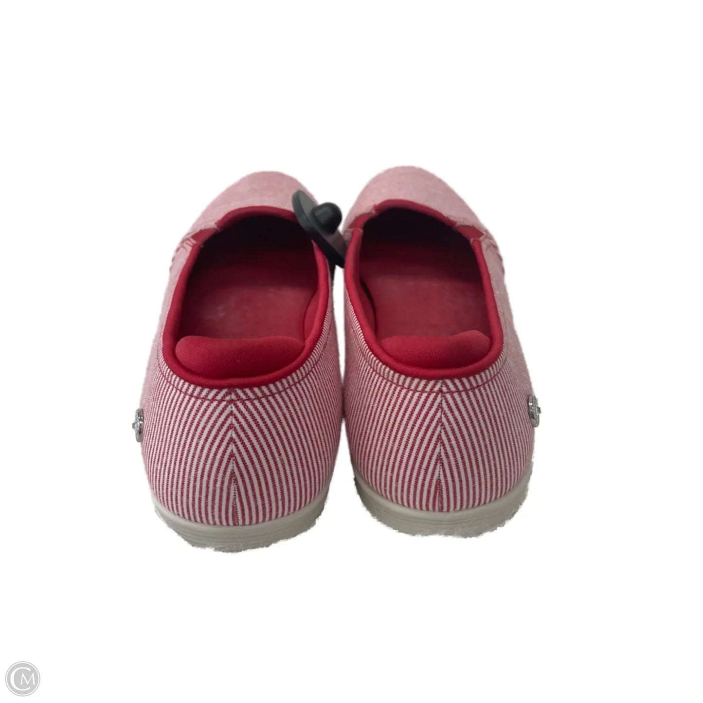 Shoes Flats By Skechers In Red & White, Size: 9