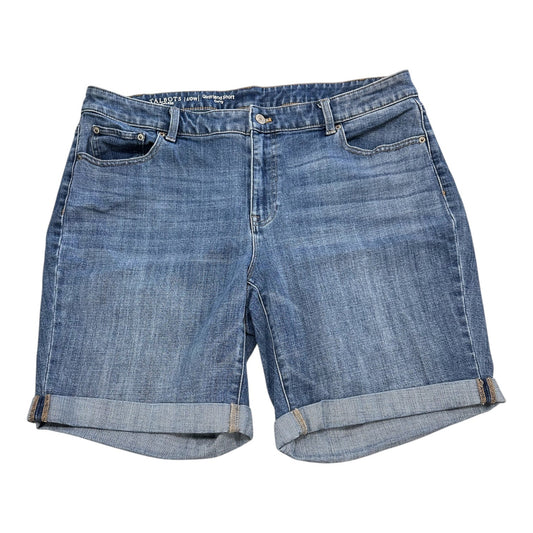 Shorts By Talbots In Blue Denim, Size:16