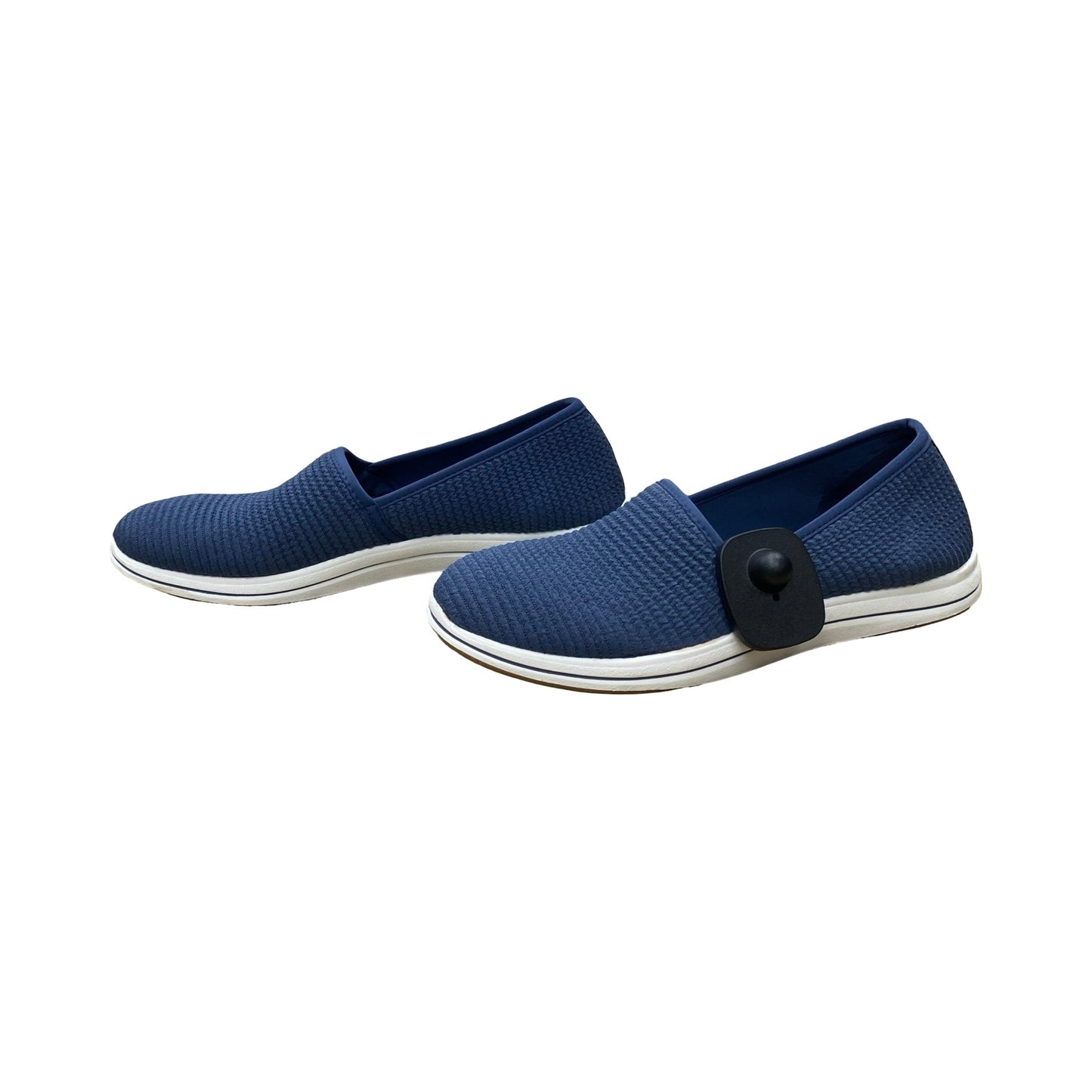 Shoes Flats By Clarks In Blue, Size:7.5