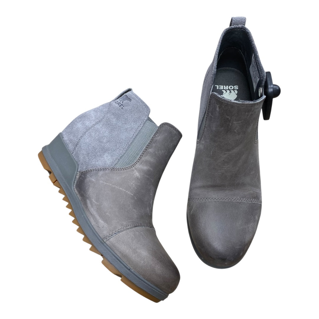 Boots Designer By Sorel In Grey, Size:8