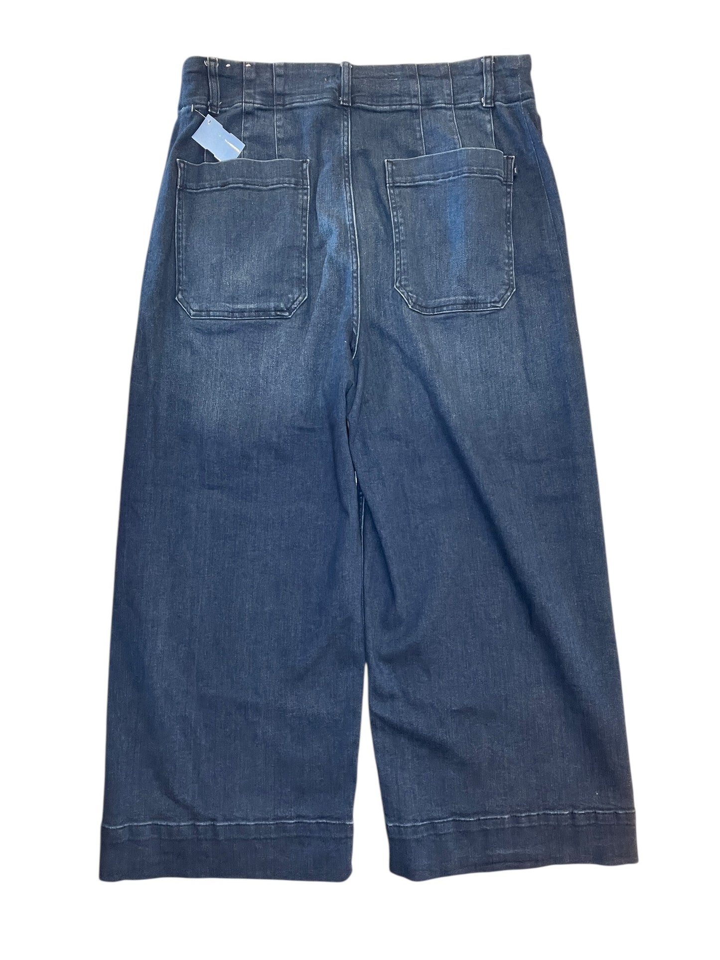 Jeans Wide Leg By Pilcro In Blue Denim, Size:18