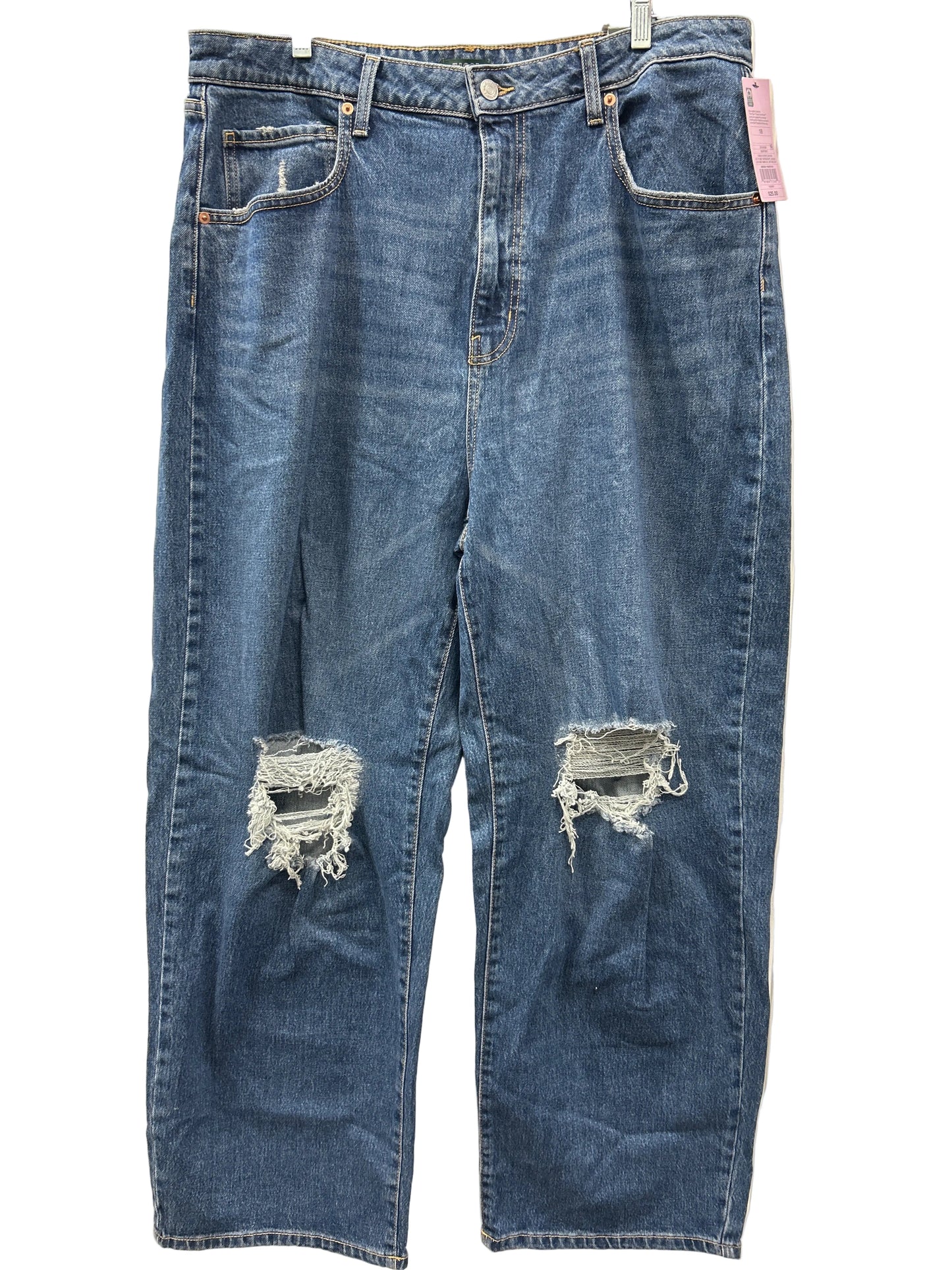 Jeans Wide Leg By Wild Fable In Blue Denim, Size:18
