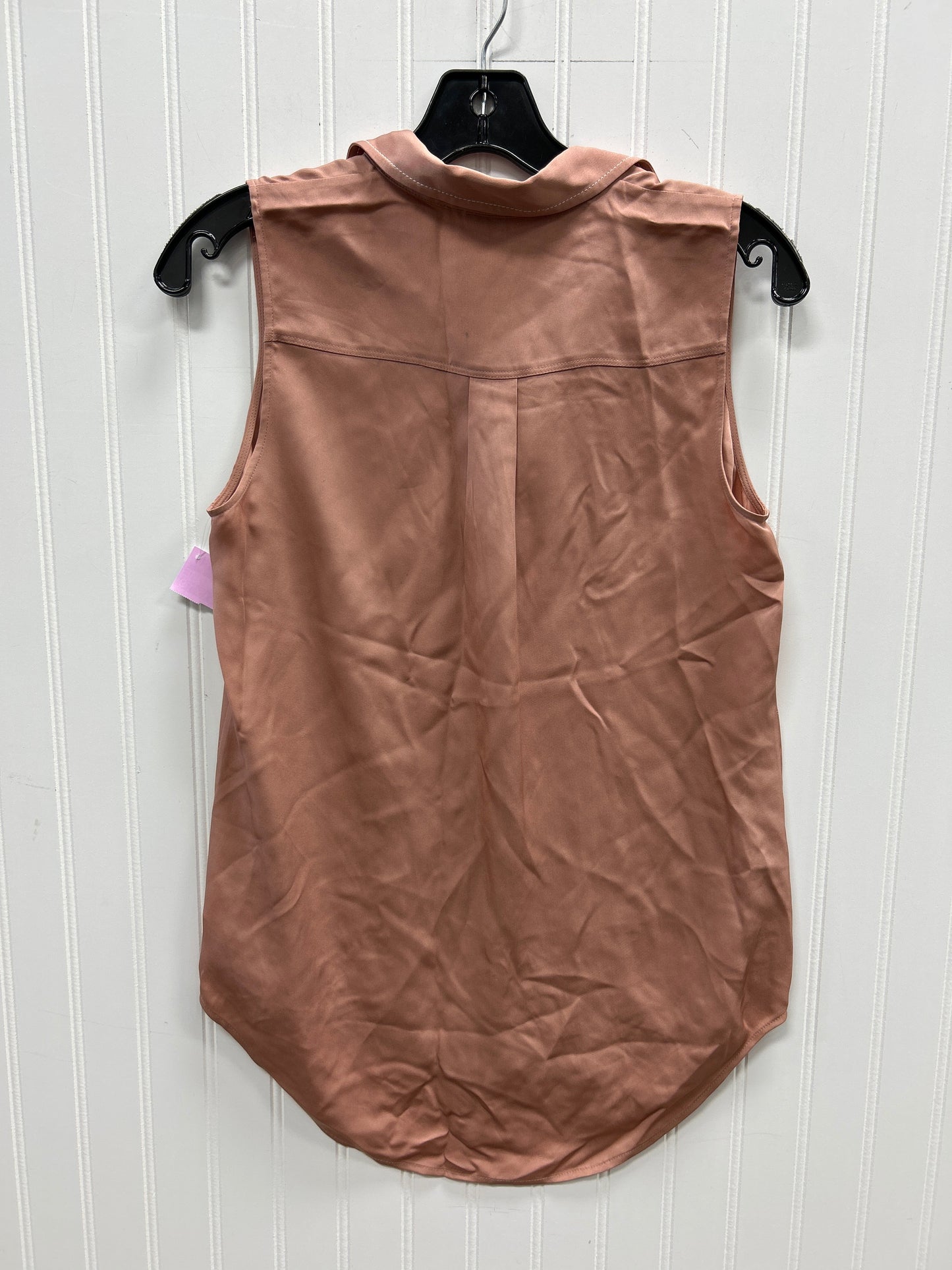 Top Sleeveless By Theory In Pink, Size:Sp