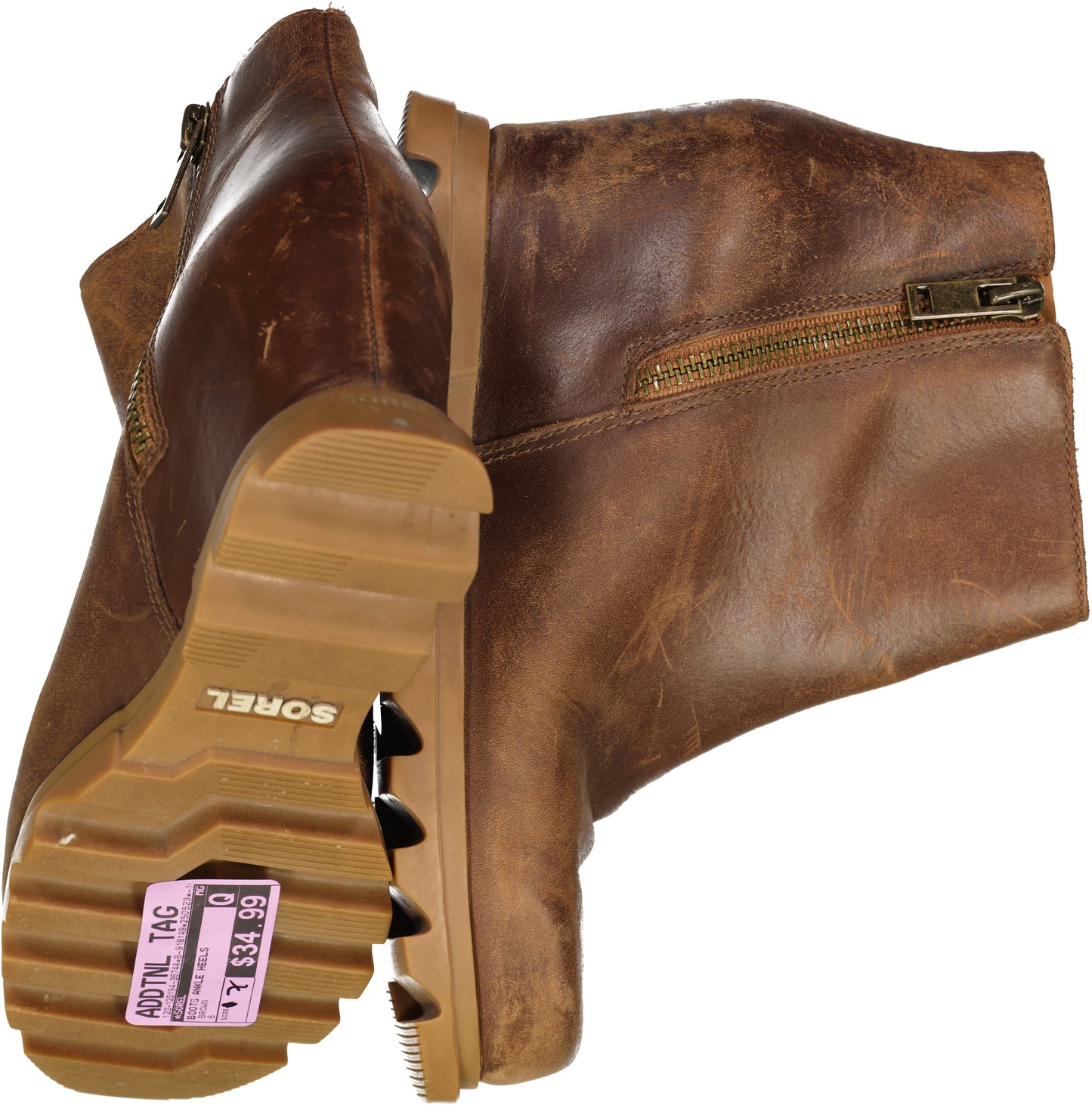 SOREL-BOOTS ANKLE HEELS Size 6
