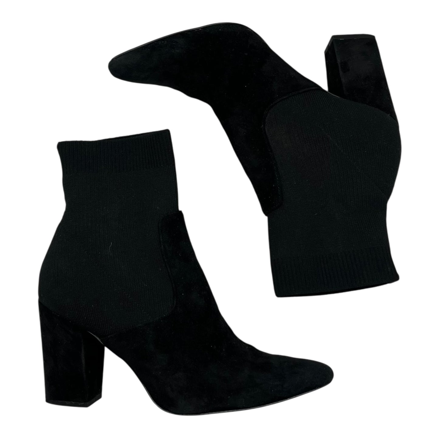 Boots Ankle Heels By Steve Madden In Black, Size:7.5