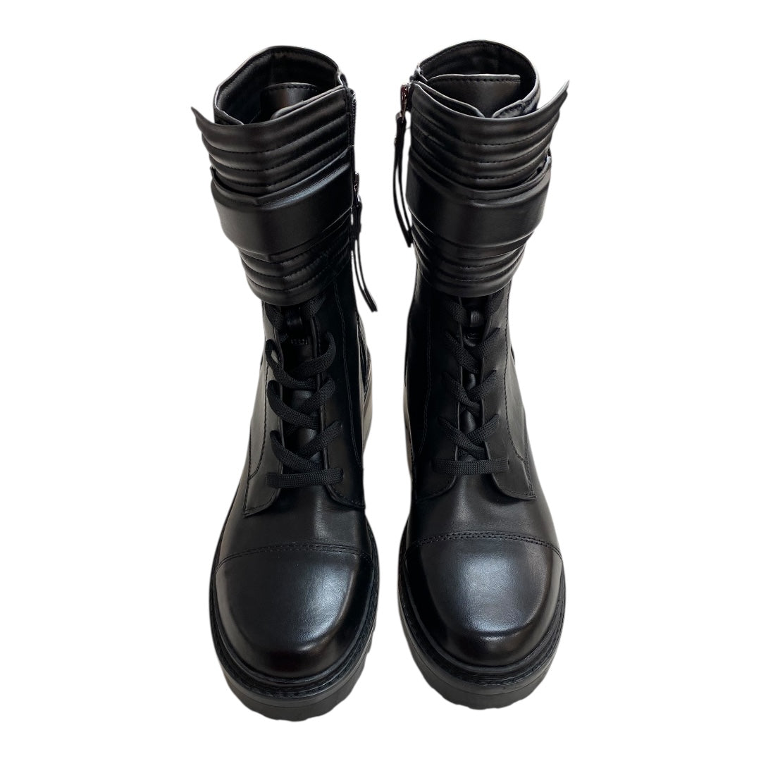 Boots Ankle Flats By Dkny In Black, Size:10