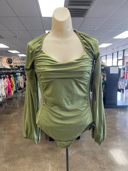 Bodysuit By Le Lis In Green, Size:M