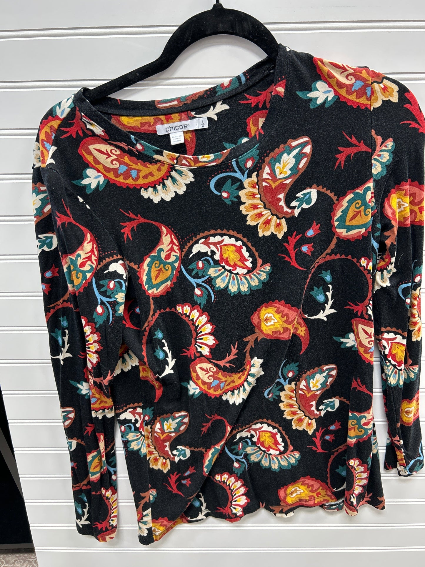 Top Ls By Chicos In Black, Size:M