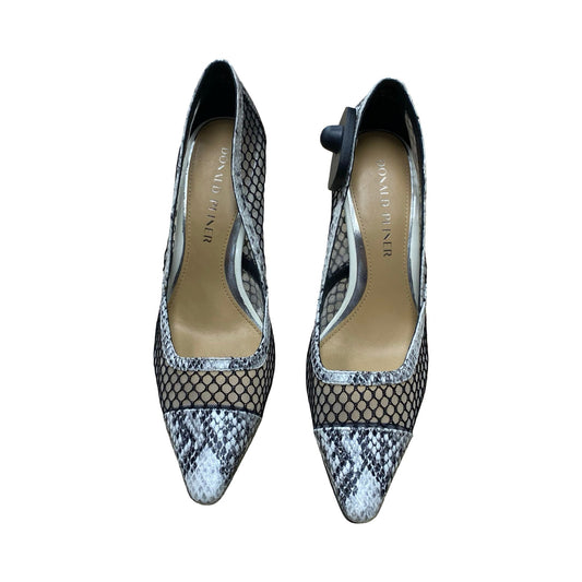 Shoes Heels Stiletto By Donald Pliner In Snakeskin Print, Size:7