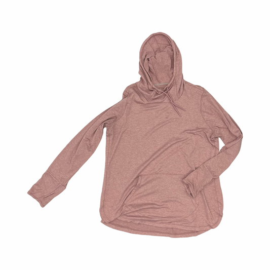 Athletic Top Ls Hoodie By Rbx In Pink, Size:1X