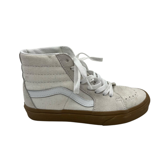 Shoes Sneakers By Vans In Cream, Size:6.5