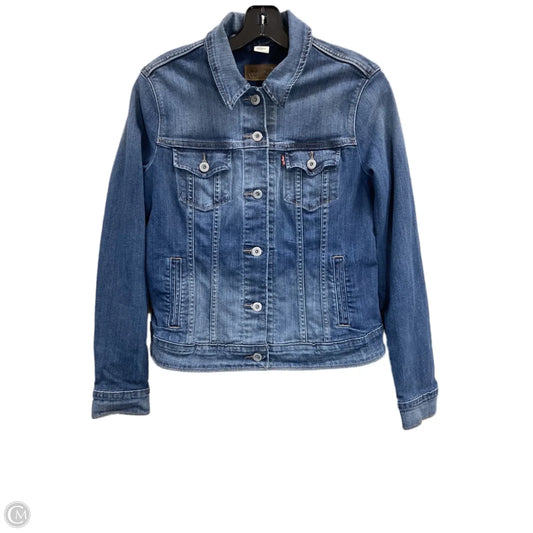 Jacket Denim By Levis In Blue Denim, Size: M