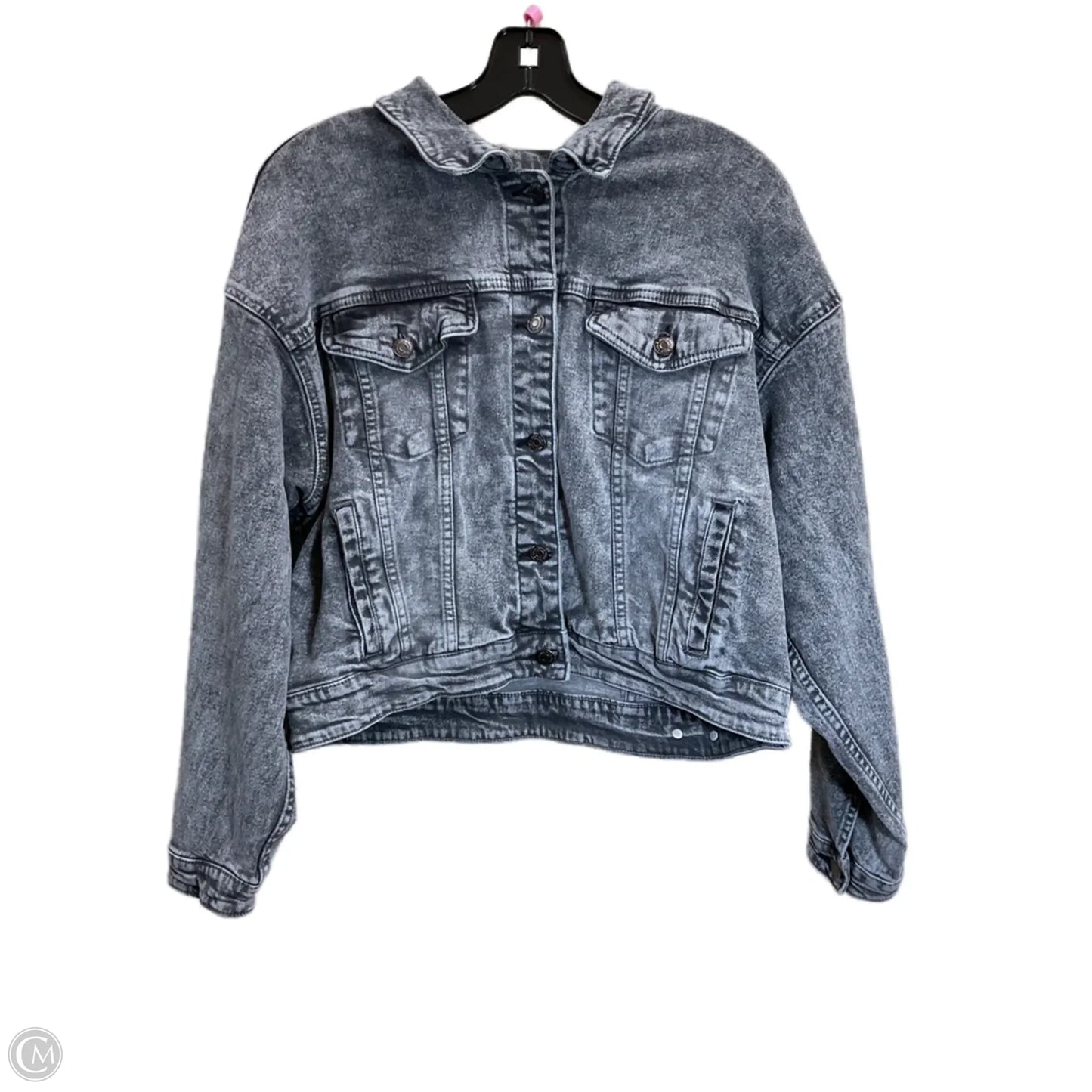 Jacket Denim By Wild Fable In Grey Denim, Size: L