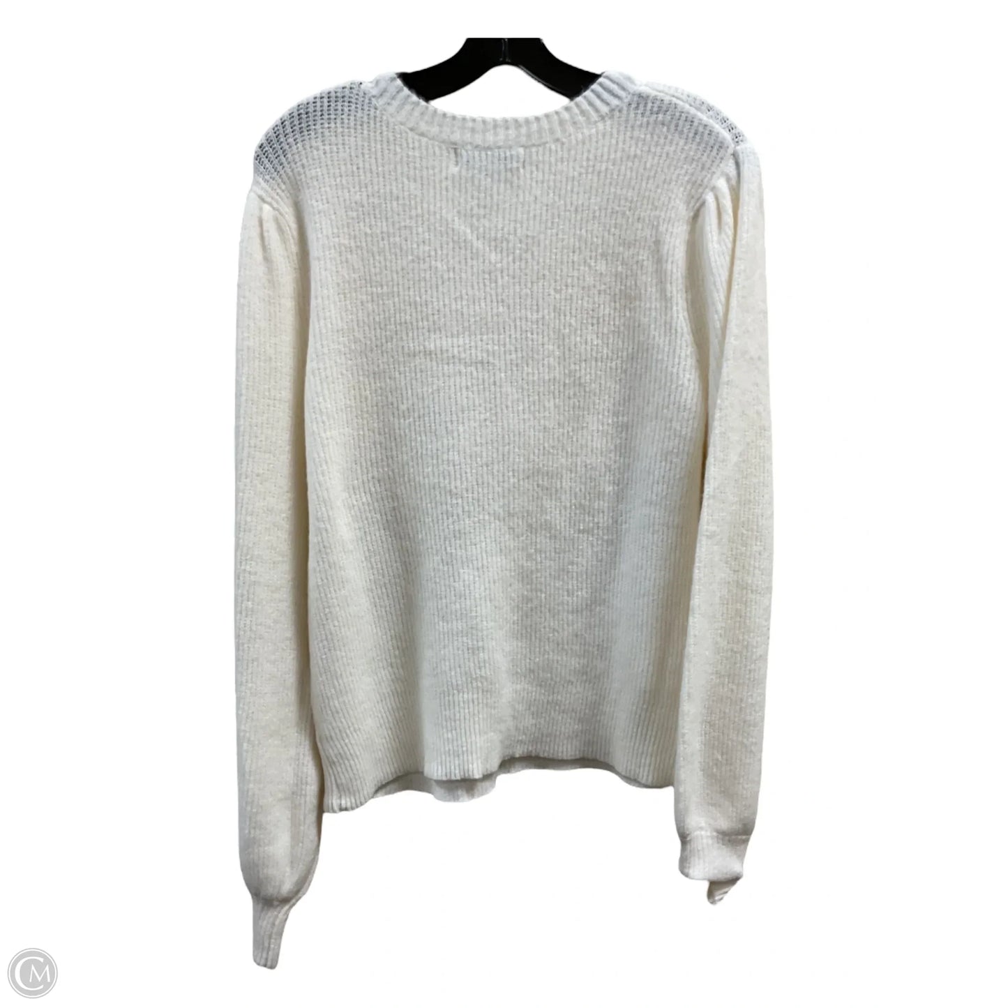 Sweater By Liz Claiborne In White, Size: S